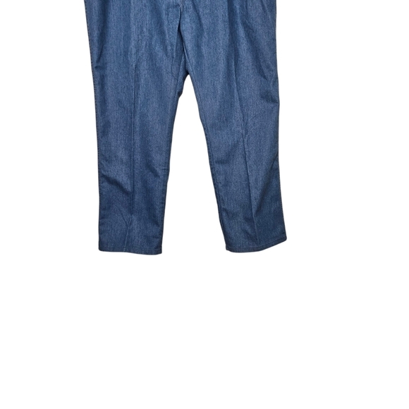 Wrangler Mens Vintage Blue Jeans Straight Leg Hook Front Denim 85498LB 42 x 29 - Picture 9 of 13